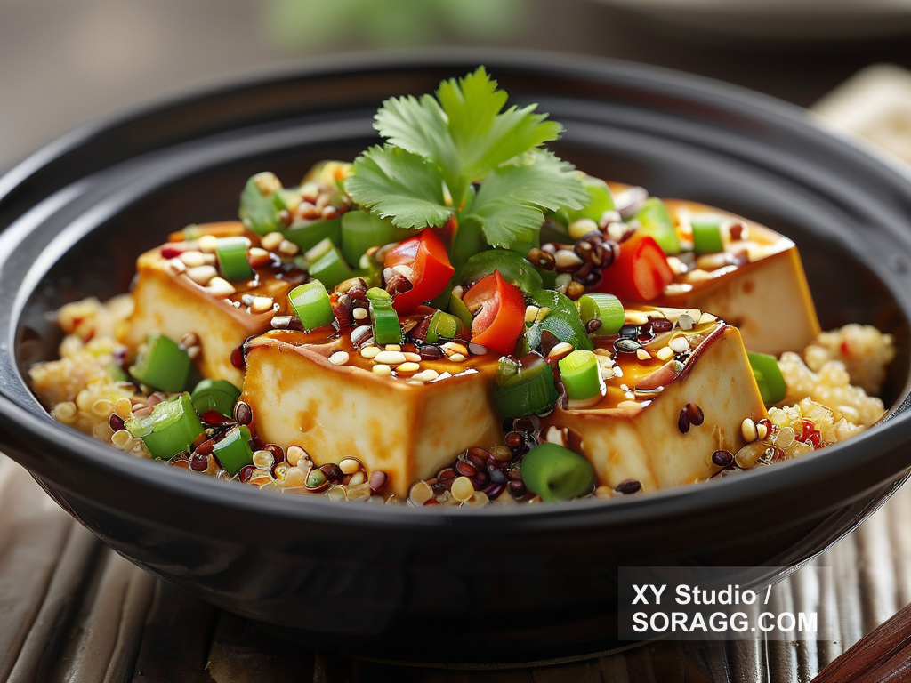 豉香藜麦烩豆腐